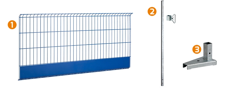 Low Carbon Steel Edge Protection Fence Galvanised Panels For Construction