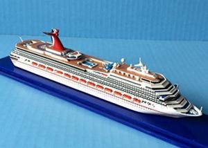 Quality Carnival Cruise Liberty Handcrafted Model Ships For Souvenir Promotional Gift wholesale