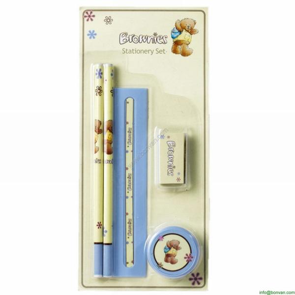 newly wholesale toonix 5pcs stationery set for kids back to school,gift