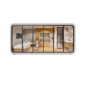 Quality Mini Modular Hotel Office Warehouse School Hospital Apartment Apple Cabin House wholesale