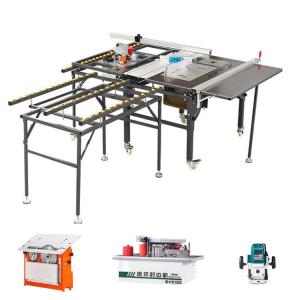 Quality Melamine Sliding Table Panel Saw 5.4KW Portable Wood Cutting Machine wholesale