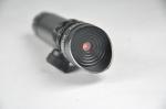 Tactical red beam laser sight with rail mount