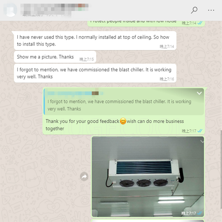 Poultry Meat Chicken Fish Freezer Cold Room Refrigerator Freezer