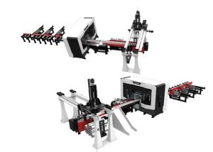 Quality 37KW 45KW Horizontal Band Sawing Line Automatic Turnover Marking wholesale
