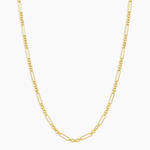 Quality 18in 925 Sterling Silver Chain Necklace 2.2mm Width 18K Gold Chain Necklace wholesale
