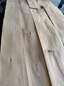 Quality Length 120cm White Oak Wood Veneer Quarter Cut 0.7mm Thickness wholesale