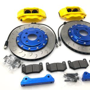 Quality 16in Rear Wheel 7600 4 Pot Brake Kit 300x24mm Yellow Blue wholesale
