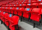 Outdoor UV Resistant Plastic Stadium Seats Aluminum Stanchion For Arena Stage