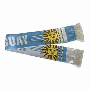 Quality Custom National Flag Print Scarf Yaoyang Uruguay Soccer Scarf wholesale
