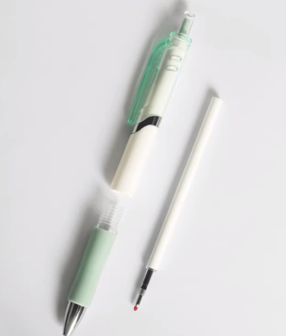 High Appearance Press Pen Ball Pen Press Neutral Pen Student Exam Pen Office Plastic Pen Quick Drying Ballpoint Pen