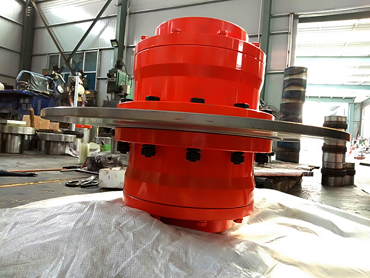 Custom Orange Flexible Gear Coupling 400mm 450mm 500mm Brake Disc Shaft Couplings
