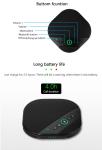 OEM USB Wireless Conference Speakerphone Omni Directional