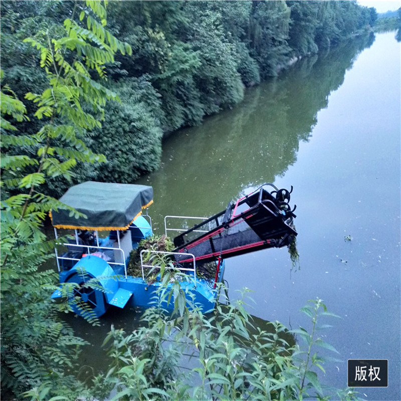 5ton 2021 New Design Steel Aquatic Weed Harvester For River Weed Harvester