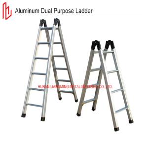 Quality Customized 6063 Aluminium Dual Purpose Ladder 100Kg Max Loading wholesale