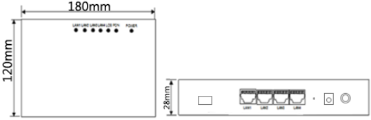 One PON Ethernet ONU GPON Fiberhome ONT GPON Repeater With CE Certificate