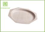 Polygone Shape Wooden Sushi Plate Set , Smooth Surface Disposable Restaurant