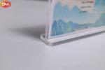 Advertising Horizontal Vertical T Shape Magnetic Acrylic Sign Holder A4 Tabletop