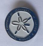 metal pin sports badge