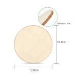 DIY Customized Blank Round Sublimation Wood Coasters For Sublimation Heat