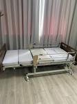 Electric Home elderly nursing Bed with Lockable Wheels