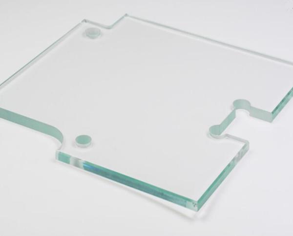8mm-12mm Thickness Tempered Glass Flat Shape for Bathroom Kitchen Decoration in