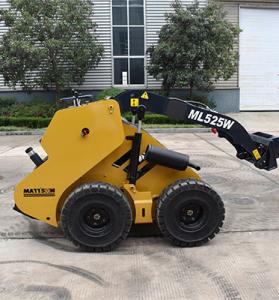 Quality 25HP Skid Type Wheel Type Mini Digger Mini Skid Steer Loader wholesale