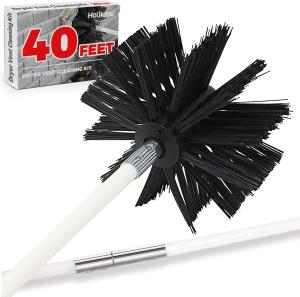 Quality Nylon 1.3KG Chimney Cleaning Brush 40 Feet Flexible Dryer Vent Cleaning Brush wholesale