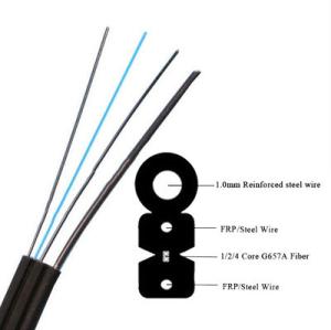Quality G657A1 Self Supporting Aerial Cable , FTTH LSZH Fiber Optic Cable wholesale
