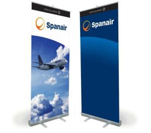 Quality Grey back PET banner for Roll up stand wholesale