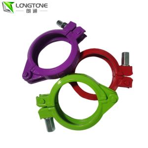Quality Mounting Concrete Pump Pipe Fittings Snap Rubber Hose Clamp wholesale