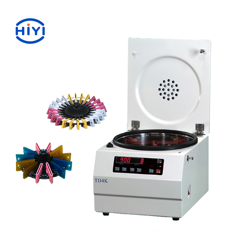 TD4K 4000rpm Blood Card Centrifuge Small Size For Lab With Electronic Lid Lock