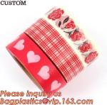 HAPPY VALENTINE'S DAY SERIES WASHI TAPE,Dia3.7cm Animal Flower Whale Washi Tape