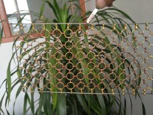 Quality Professional Decorative Wire Grilles For Room Dividers / Hotel Hall Decoration wholesale