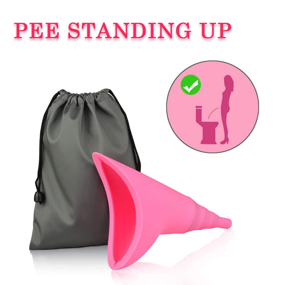 Leak Free Null Design Reusable Silicone Urinal For Camping