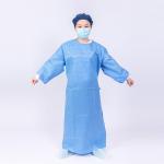 Laboratory Adjustable Hook Loop Non Woven Surgical Gown