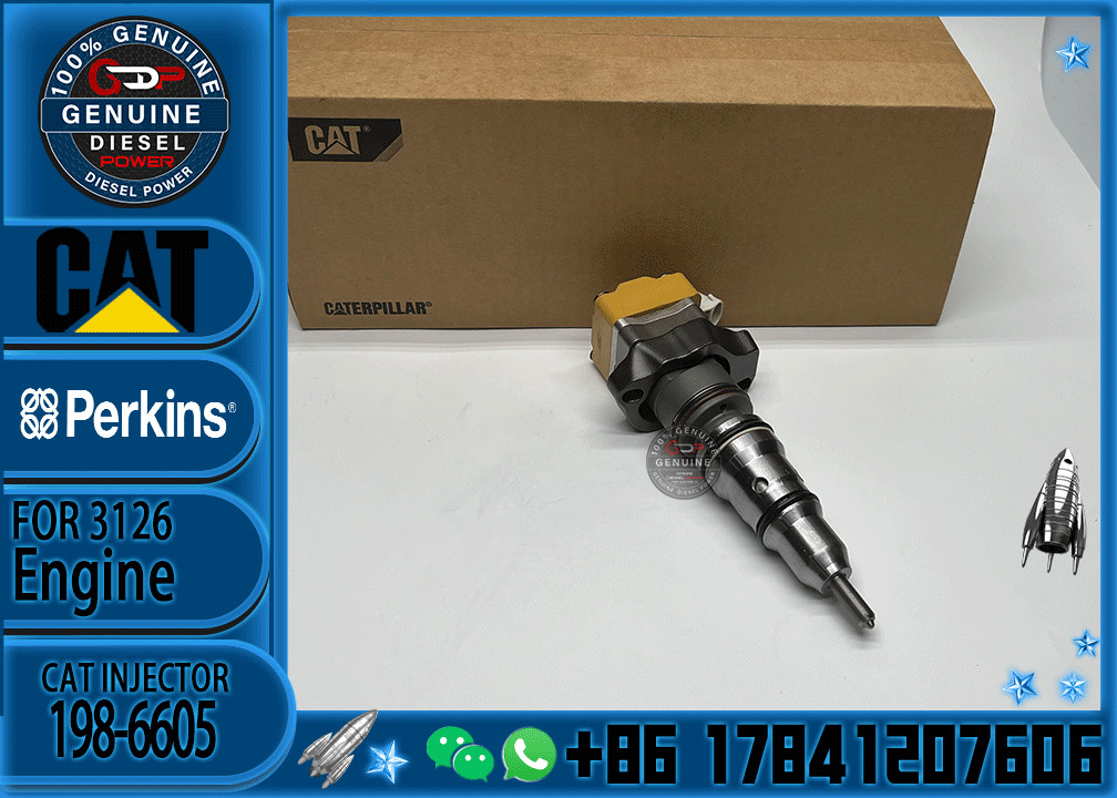 Reman Fuel Injector 128-6601 198-6605 178-0199 1286601 1986605 1780199 for Caterpillar CAT C7 Excavator 3126B/E 322C 325
