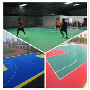 Quality 3W Futsal PVC Vinyl Interlocking plastic flooring Tiles wholesale