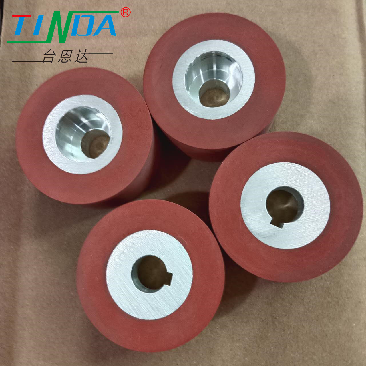 Customized Thermal Transfer Silicone Wheel Colorful Tolerance Up To 0.02mm