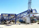 Belt Type Wet Batch Concrete Plant , 50m3 Ready Mix Mobile Concrete Mixing Plant