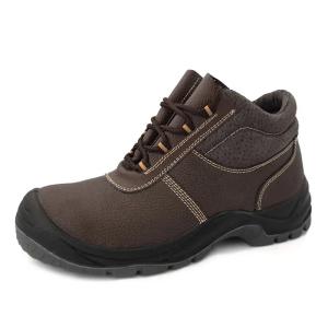 Quality S3 Waterproof Safety Boots Steel Toe Genuine Leather Mid Cut Work Boots wholesale