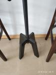 Mild Steel Bistro Table Base Height Adjustable Black Colour For Bar Table