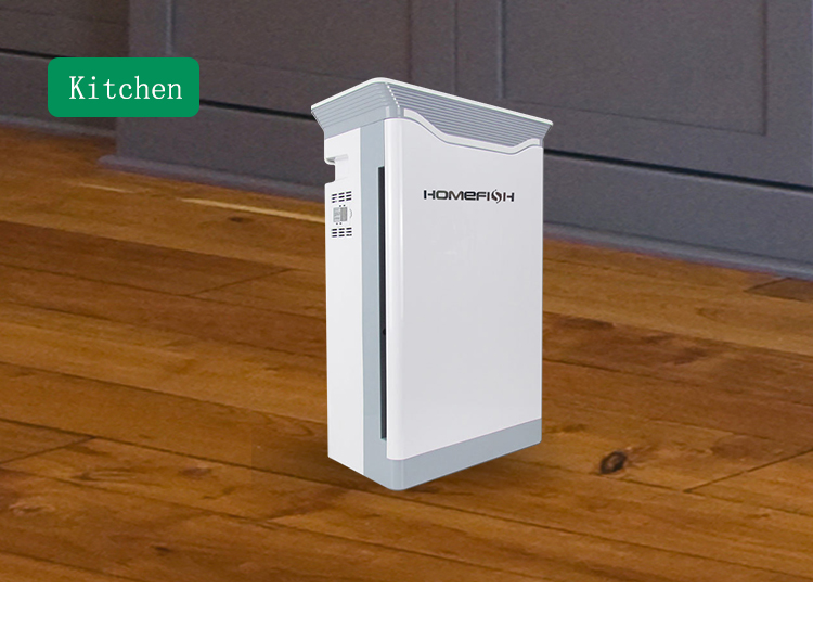 Homefish OEM Purificateurd Air H12 Filter Scrubber UVC Light Hepa Wifi Air Purifier Household Air Cleaner