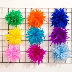 Quality Millinery Supplies Fascinator Hat Decoration Chandelle Feather Flower wholesale
