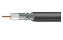 240 Tinned CCA Braided 50 Ohm Cable , 240 Flexible Low Loss Coaxial Cable for