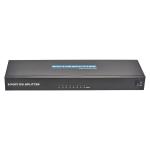 Black 3840x2160 30Hz 1x8 DVI Signal Splitter
