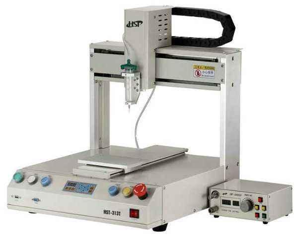 Cheap Desktop Automatic Dispensing Machine , High Precision Automatic Hot Glue Dispenser for sale