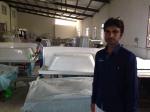 acrylic bathtub making skills training--customer from India