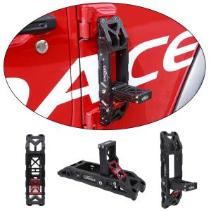 Quality BLACK RED Aluminium Foot Pedal for Jeep Wrangler JL 4x4 Off Road Camping Accessories wholesale