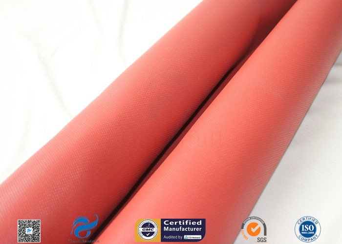 1010g Red Silicone Coated Fiberglass Fabric 1mm Electrical Insulation Durable