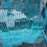 F - Blue Tempered Heat Soaked Glass 12mm Tinted Safety Toughened Glass